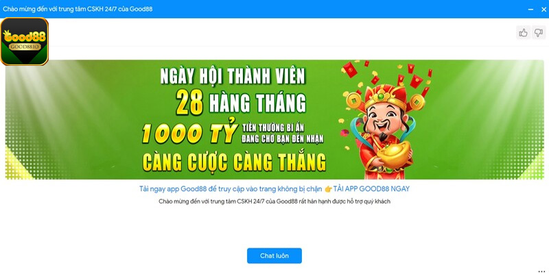 Liên Hệ Hỗ Trợ Good88